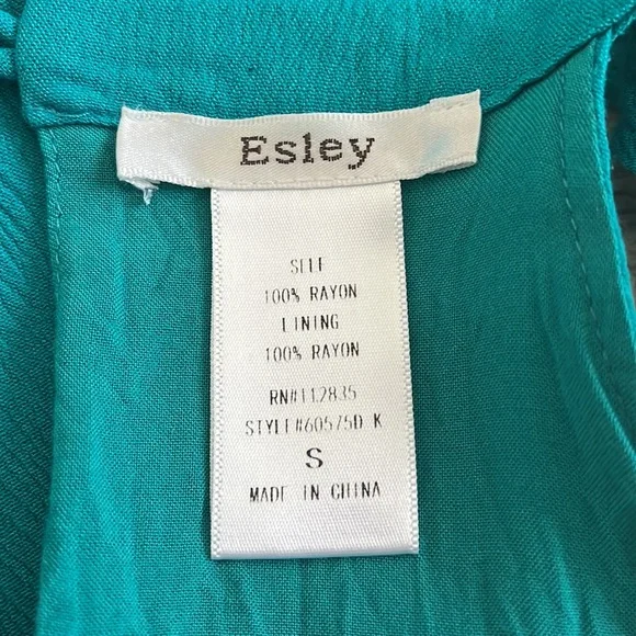 Women’s Turquoise summer dress - Picture 4 of 5